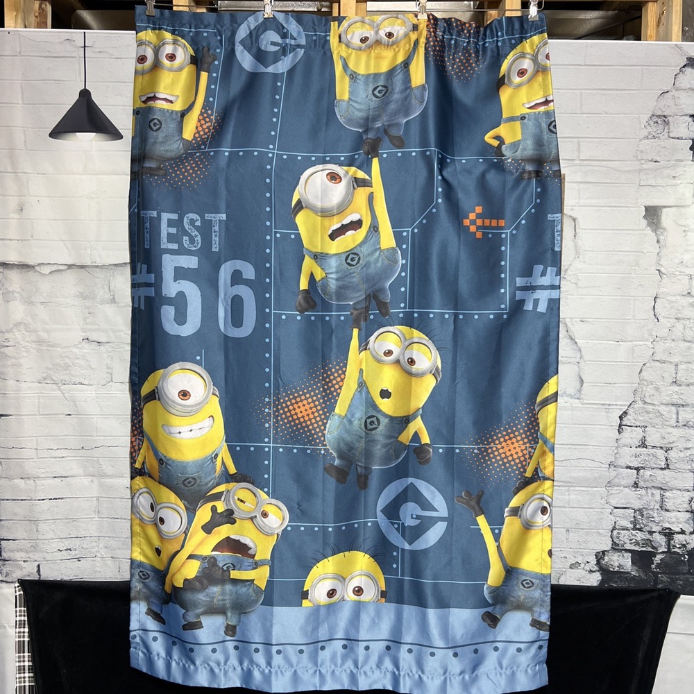 Despicable Me Minion Made Room Darkening 2 Drapery Panels 42 "X 63"